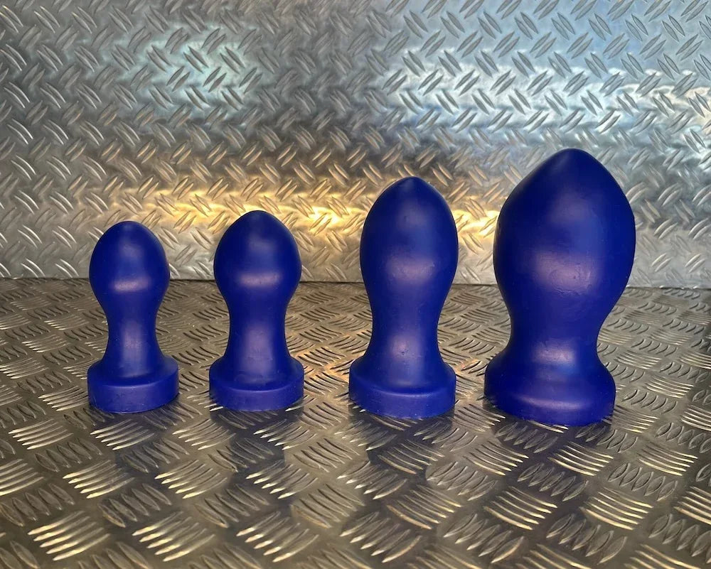 Classic Butt Plug - 6 sizes in Vinyl & Silicone Crackstuffers Classic Butt Plug - 6 sizes in Vinyl & Silicone Crackstuffers